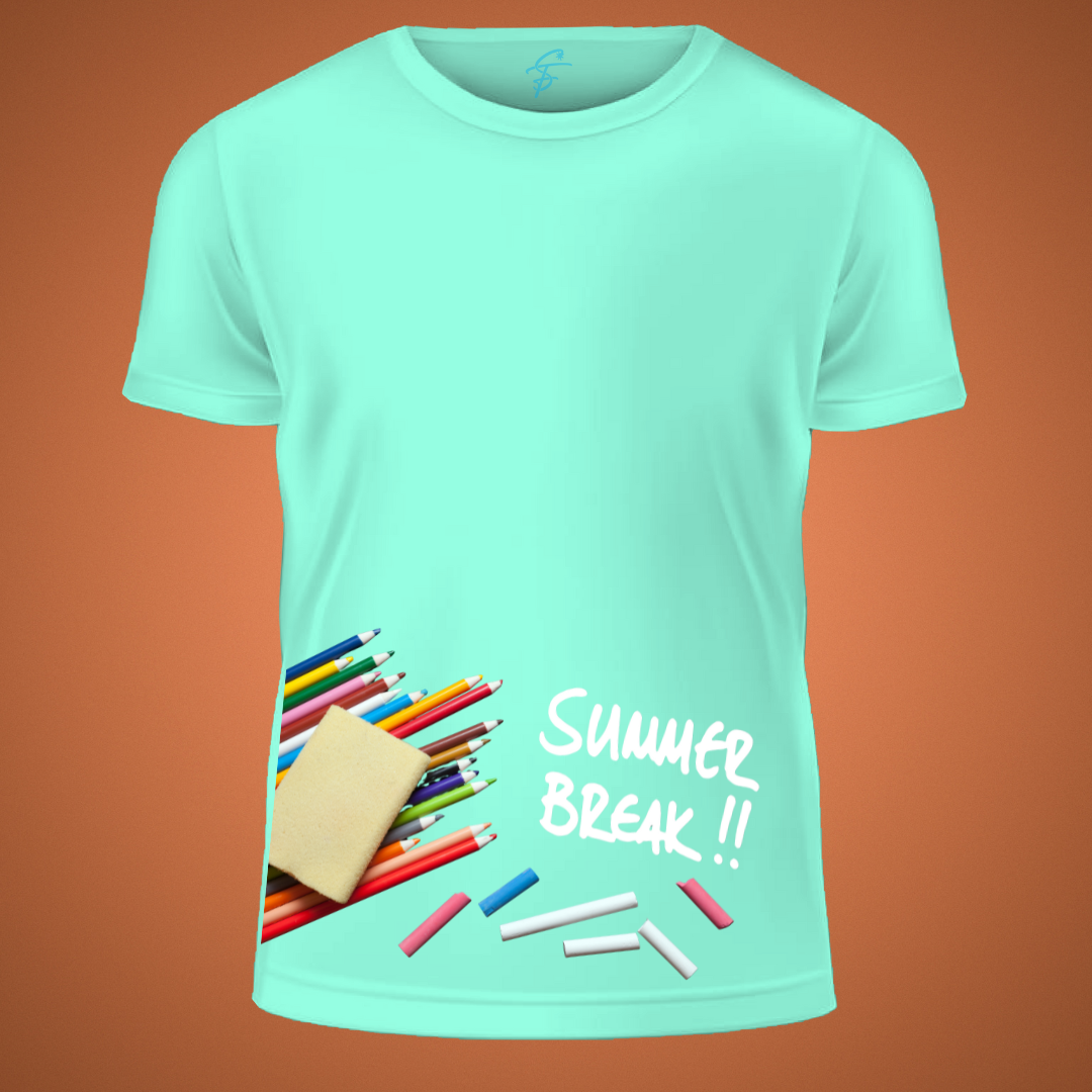 SUMMER BREAK, T-Shirt, 100% Cotton, Summer Collection